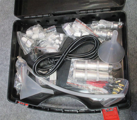 Mobil Sepeda Motor 6 Silinder Auto Fuel Injector Tester Dan Cleaner 6 Nozzle 32KG